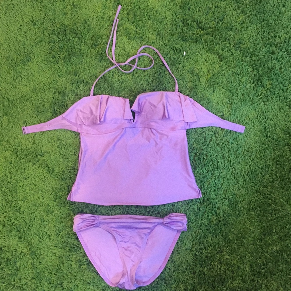 New Aerie Lavender Tankini & Bottoms